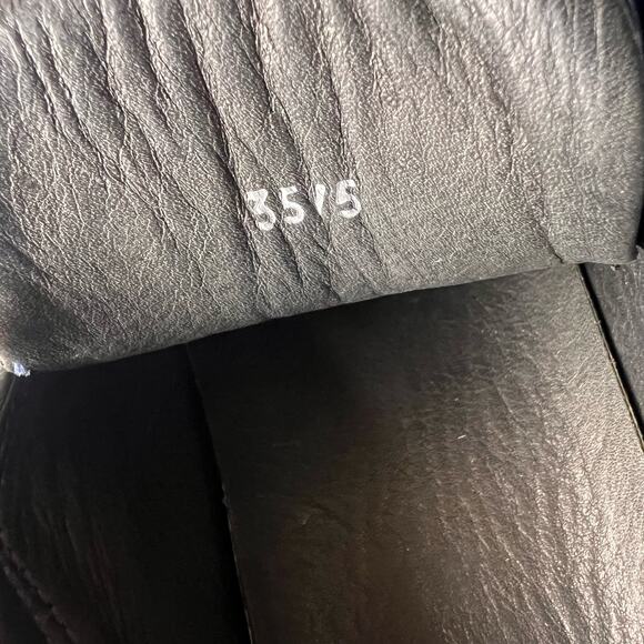 Rag & Bone Kent Low Top Leather Sneakers Navy Blue size 35/5 - Picture 8 of 11